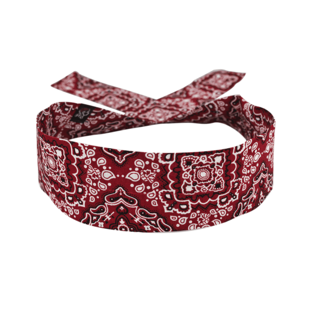 Zan Headgear Cooldanna - Red Paisley, Cotton